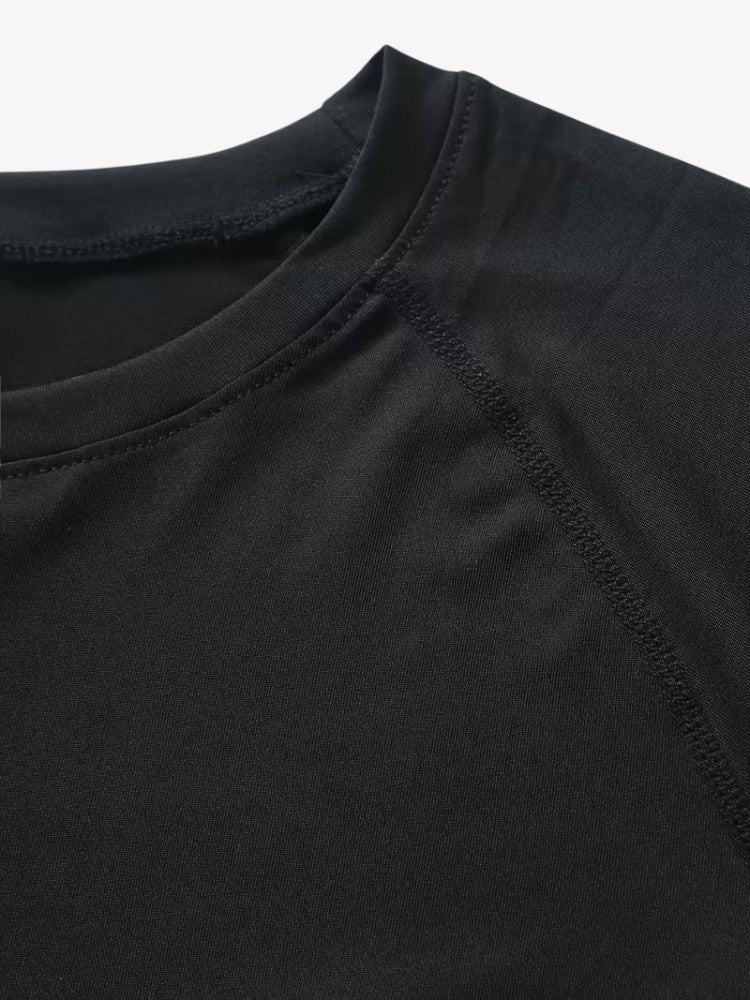 Haut de compression premium à manches courtes avec matière thermoactive – Soutien musculaire et amélioration de la posture, tailles S à 2XL 2