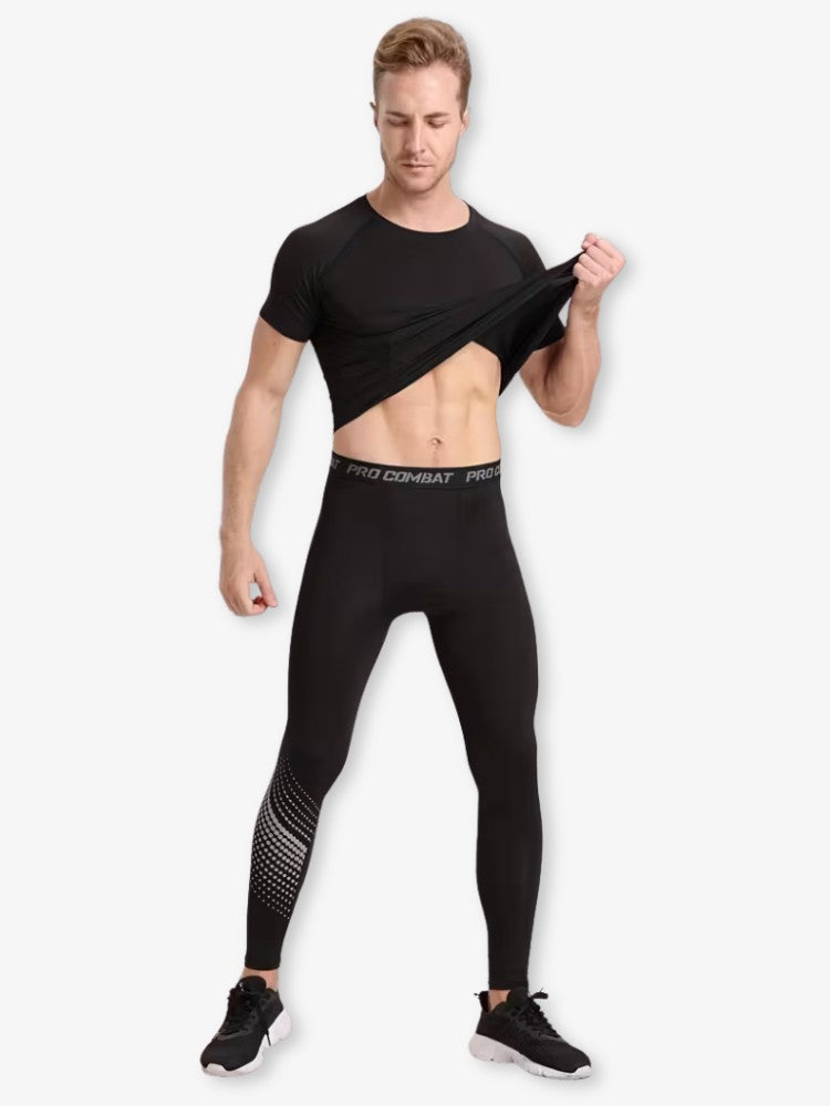 Haut de compression premium à manches courtes avec matière thermoactive – Soutien musculaire et amélioration de la posture, tailles S à 2XL 4