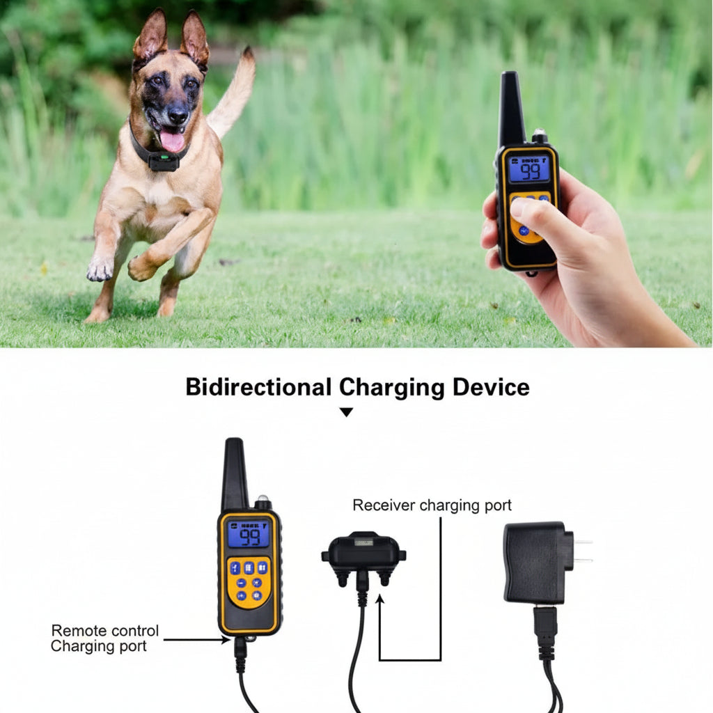Dog Training Collar Waterproof Remote Control Shock Collar