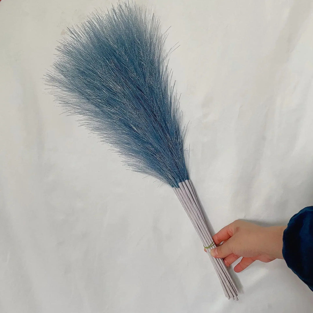 Herbe de Pampa Moelleuse pour Décoration Intérieure – 10 Tiges Élégantes de 45-50 cm en Fibre Synthétique 17