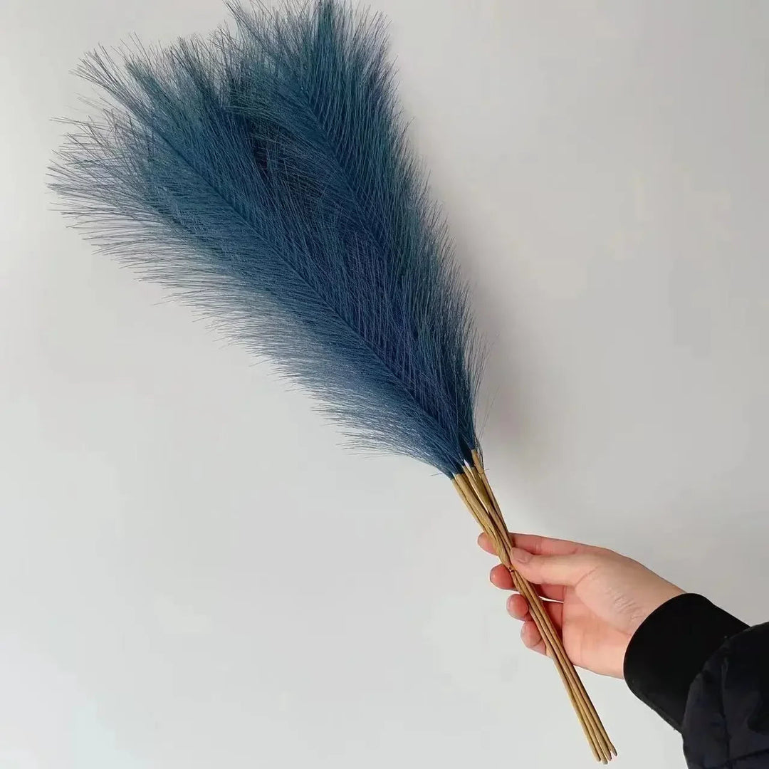 Herbe de Pampa Moelleuse pour Décoration Intérieure – 10 Tiges Élégantes de 45-50 cm en Fibre Synthétique 9