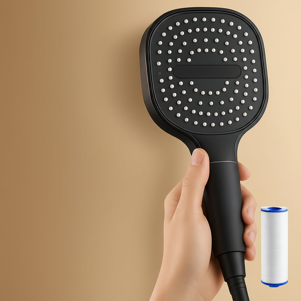 High Pressure Shower Head Turbo Boost Filtration