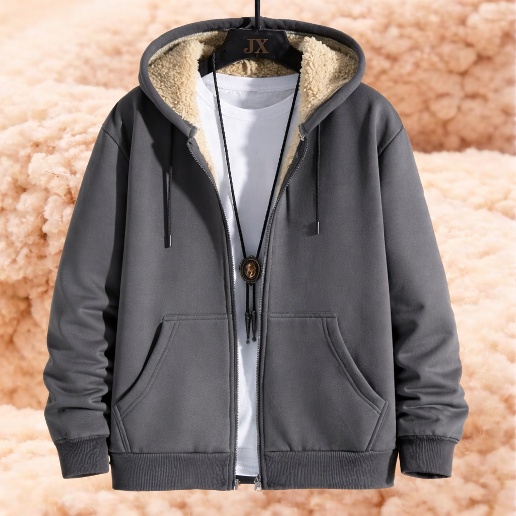 Up Hoodie Jacket Casual Outerwear Hood Cold Weather