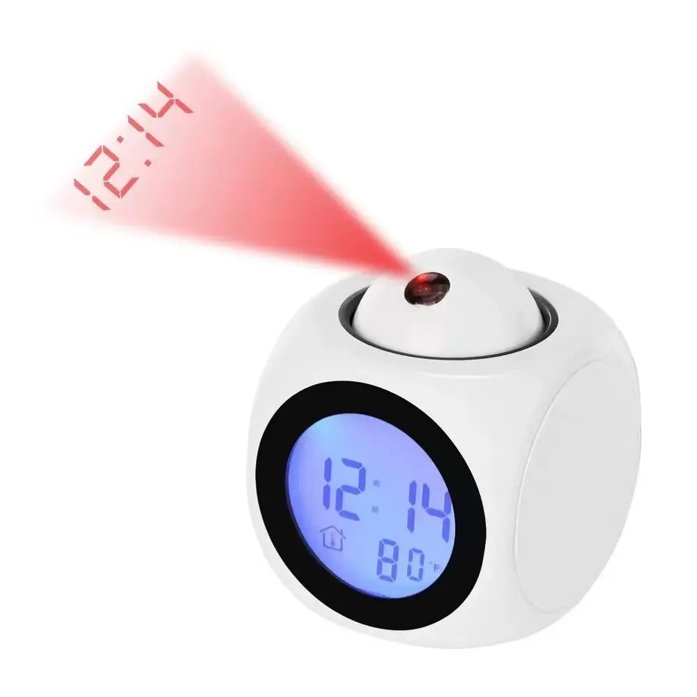 Horloge Intelligente avec Projection et Affichage Numérique – Compacte et Fonctionnelle pour un Sommeil Réparateur 0