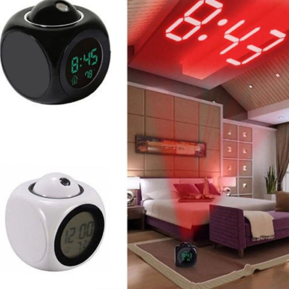 Horloge Intelligente avec Projection et Affichage Numérique – Compacte et Fonctionnelle pour un Sommeil Réparateur 1