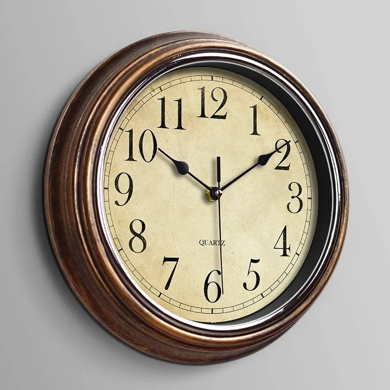 Horloge Murale Classique en Bois – Élégance Intemporelle pour Décoration Intérieure 0