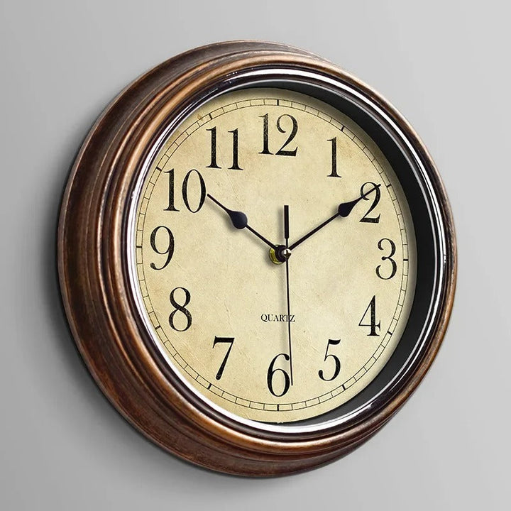 Horloge Murale Classique en Bois – Élégance Intemporelle pour Décoration Intérieure 0