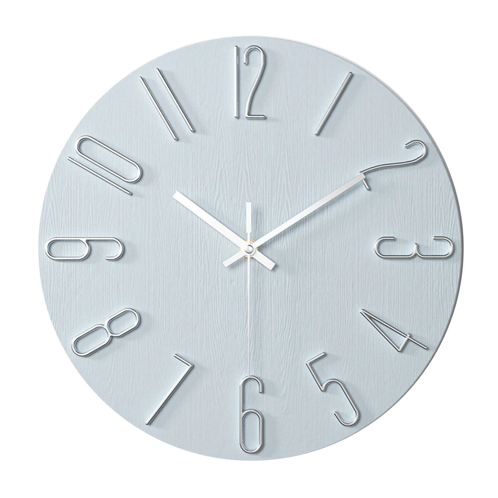 Horloge Murale Design Minimaliste 25 cm - Élégance Intemporelle pour Intérieur Moderne avec Mécanisme Silencieux 12