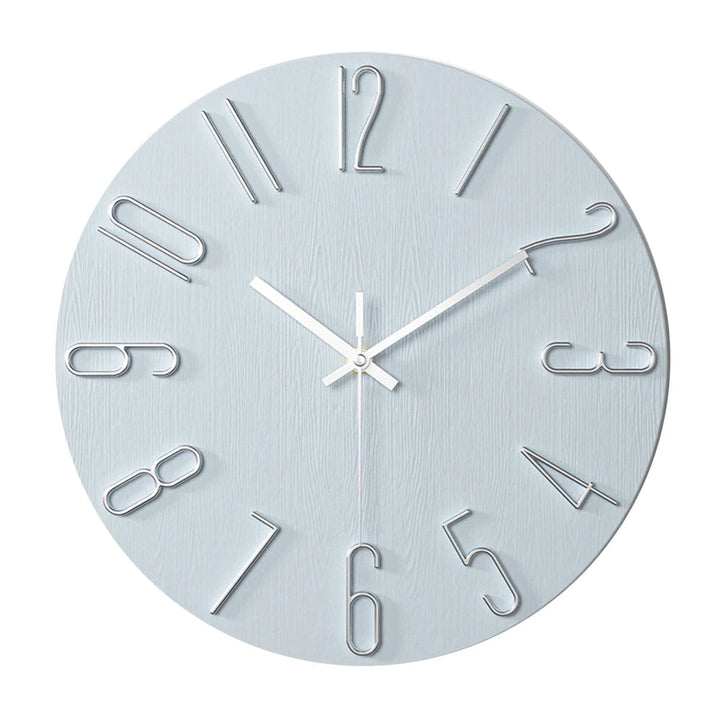 Horloge Murale Design Minimaliste 25 cm - Élégance Intemporelle pour Intérieur Moderne avec Mécanisme Silencieux 12