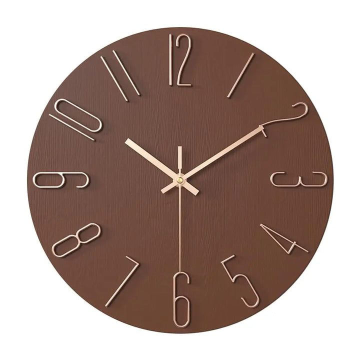 Horloge Murale Design Minimaliste 25 cm - Élégance Intemporelle pour Intérieur Moderne avec Mécanisme Silencieux 13