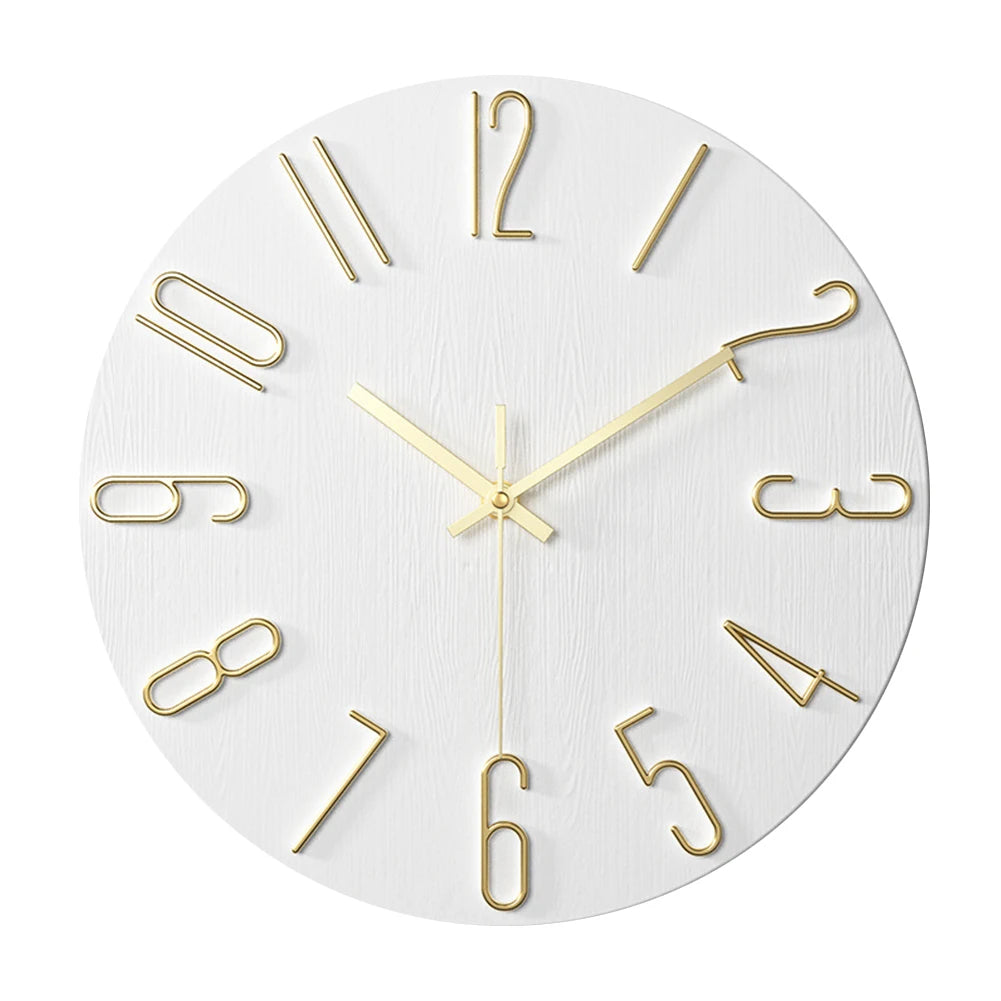 Horloge Murale Design Minimaliste 25 cm - Élégance Intemporelle pour Intérieur Moderne avec Mécanisme Silencieux 8