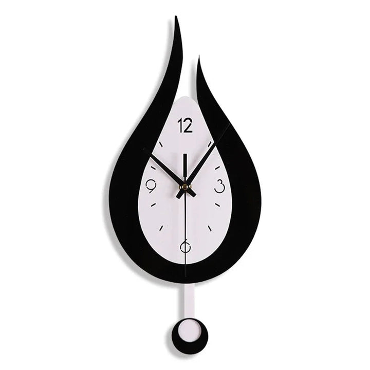 Horloge Murale Design en Acrylique au Style Aqua – Mécanisme Silencieux, 38 cm x 17 cm, Idéale pour Salon et Bureau 5