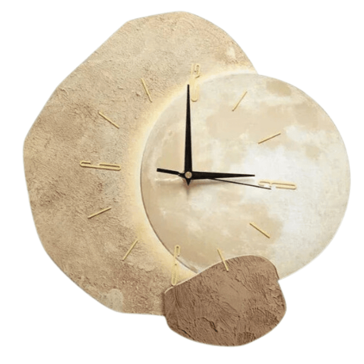 Horloge Murale Design en Bois Silencieuse 35 cm - Pendule Murale Originale avec Design Unique pour Intérieur Élégant 5