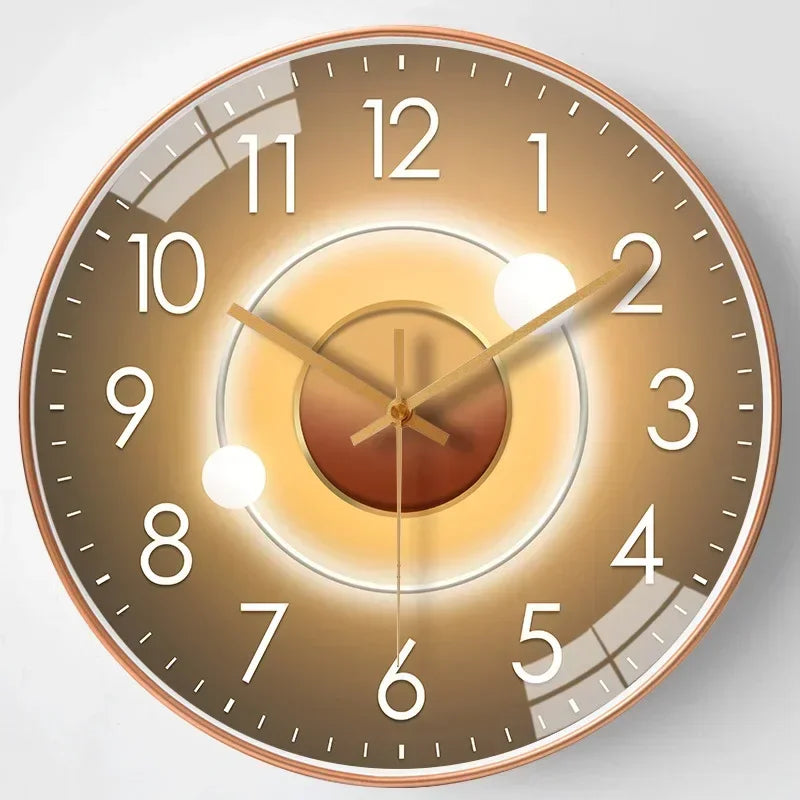 Horloge Murale Silencieuse 30 cm au Design Classique en Plastique et Verre – Élégante et Lisible pour Toutes les Pièces 0