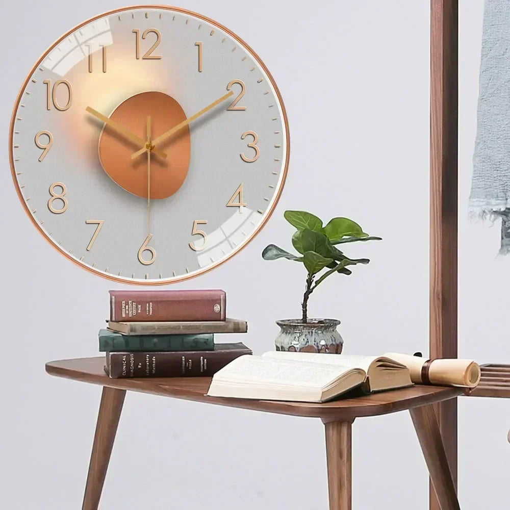 Horloge Murale Tranquiltimelock au Design Rustique et Mécanisme Silencieux – 20 cm 2