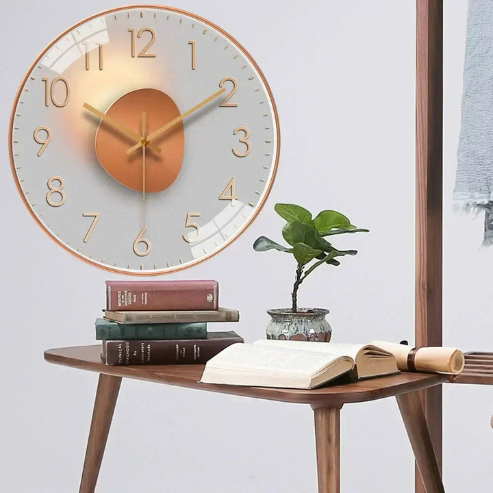 Horloge Murale Tranquiltimelock au Design Rustique et Mécanisme Silencieux – 20 cm 2