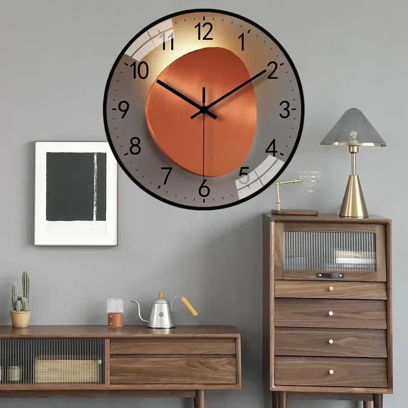 Horloge Murale Tranquiltimelock au Design Rustique et Mécanisme Silencieux – 20 cm 3