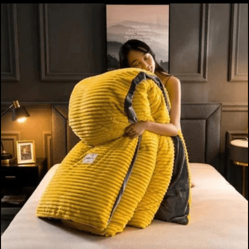 Housse Polaire Douce et Énergétiquement Efficace – Confort Toute l'Année pour Lit et Canapé 1