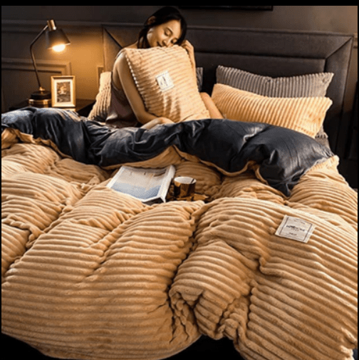 Housse Polaire Douce et Énergétiquement Efficace – Confort Toute l'Année pour Lit et Canapé 3