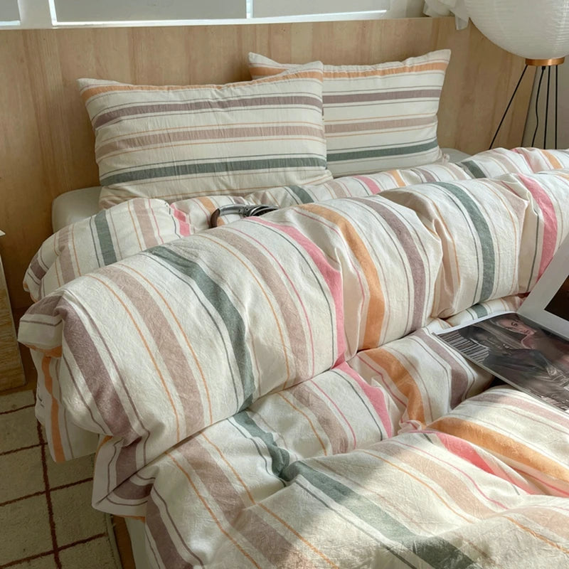 Housse de Couette 200x200 en Coton Respirant avec Motif Japonais – Douceur et Confort Optimal pour Chambre Moderne 7