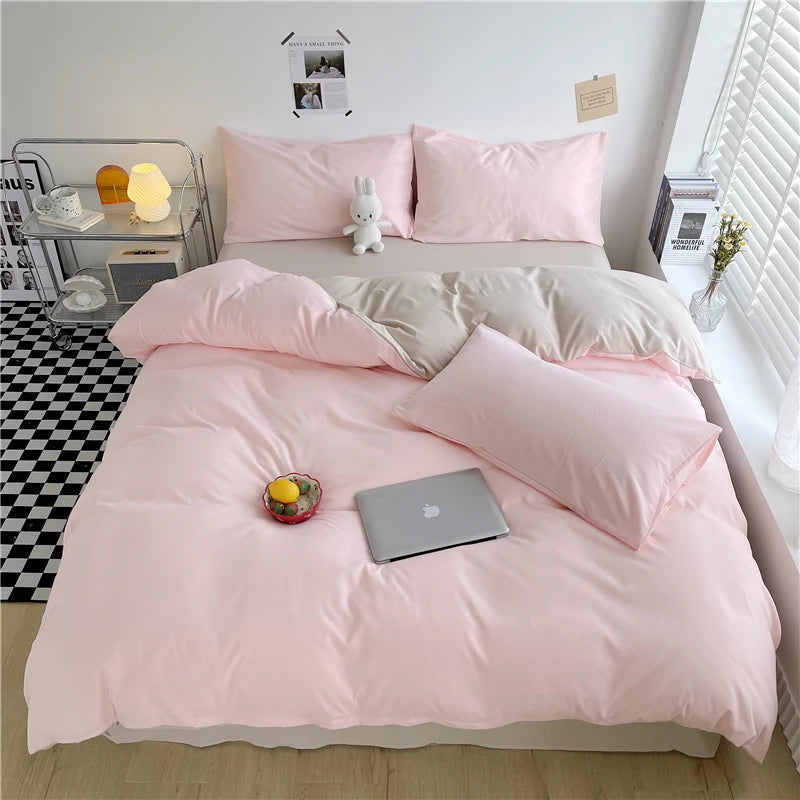 Housse de Couette 220x240 en Polyester à Rayures – Confort Optimal Toute l'Année avec Fermeture Éclair 5