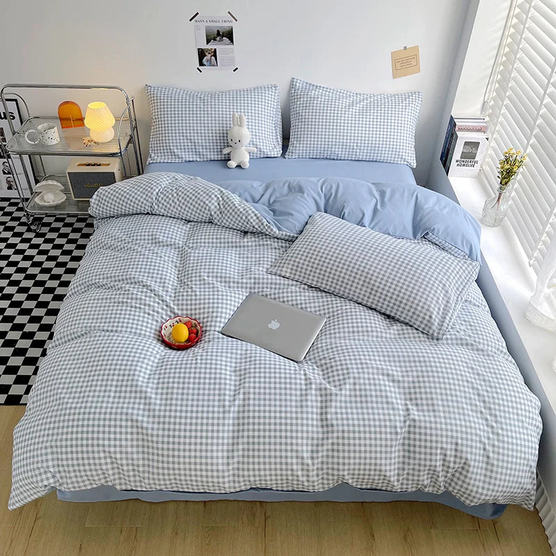 Housse de Couette 220x240 en Polyester à Rayures – Confort Optimal Toute l'Année avec Fermeture Éclair 7