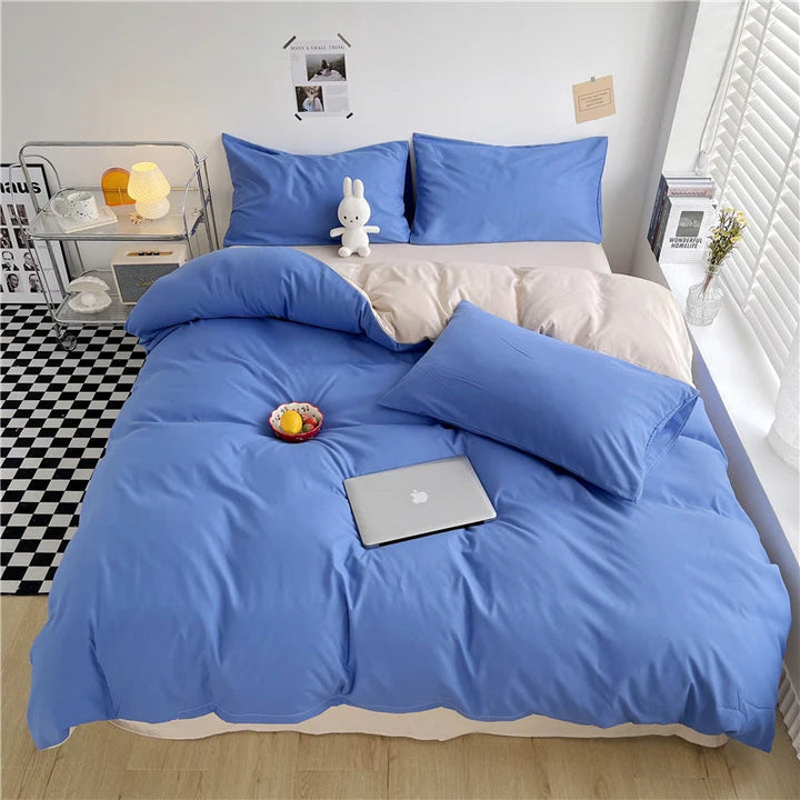 Housse de Couette 220x240 en Polyester à Rayures – Confort Optimal Toute l'Année avec Fermeture Éclair 8