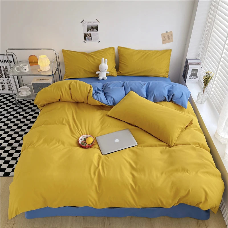 Housse de Couette 220x240 en Polyester à Rayures – Confort Optimal Toute l'Année avec Fermeture Éclair 9