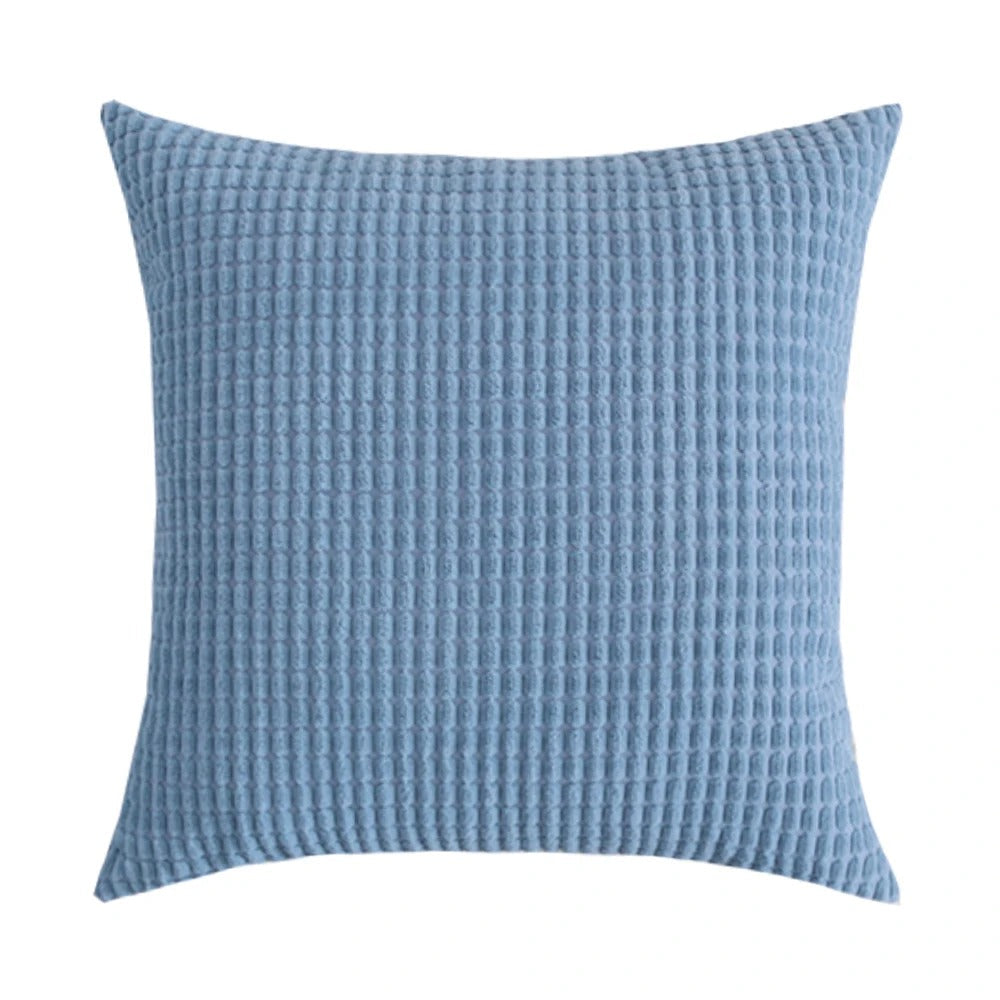Housse de Coussin en Velours Côtelé de Coton avec Motif Grain de Maïs – 45x45 cm 12
