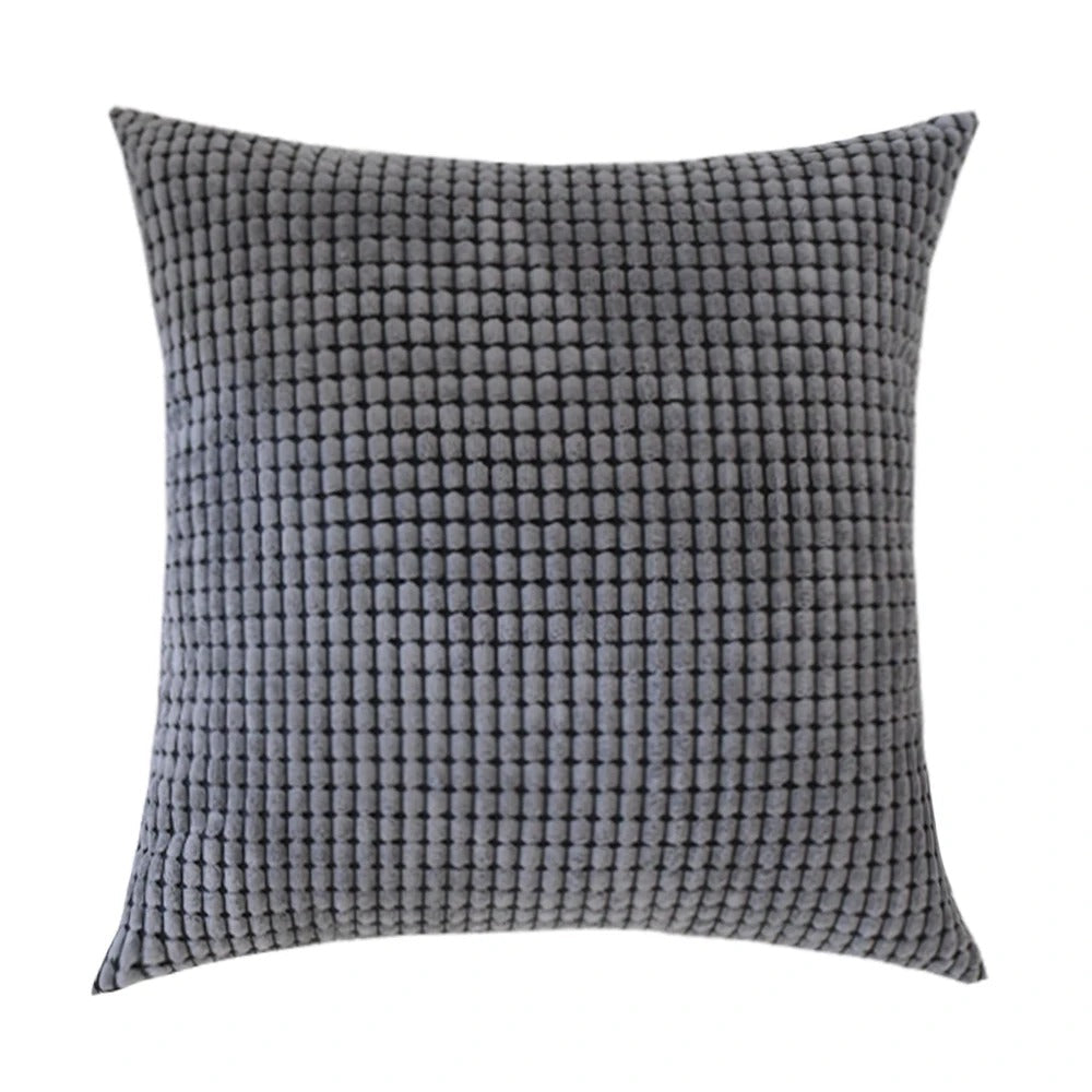 Housse de Coussin en Velours Côtelé de Coton avec Motif Grain de Maïs – 45x45 cm 13