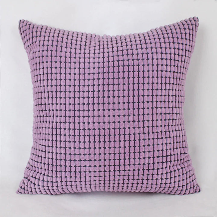 Housse de Coussin en Velours Côtelé de Coton avec Motif Grain de Maïs – 45x45 cm 7
