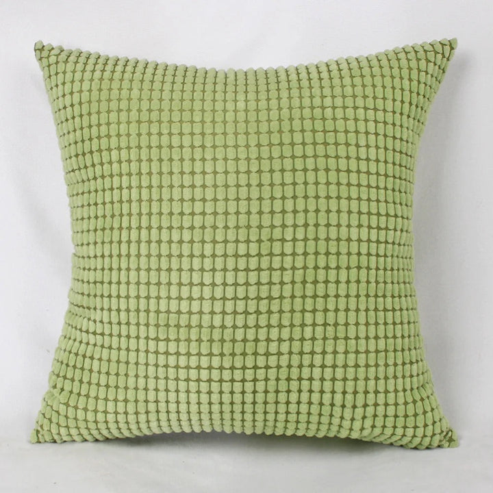Housse de Coussin en Velours Côtelé de Coton avec Motif Grain de Maïs – 45x45 cm 9