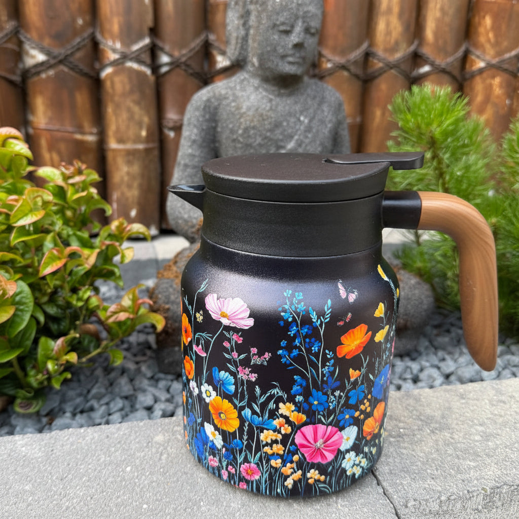 Tea Kettle Thermos Teapot Infuser Insulated Hot Drink Jug
