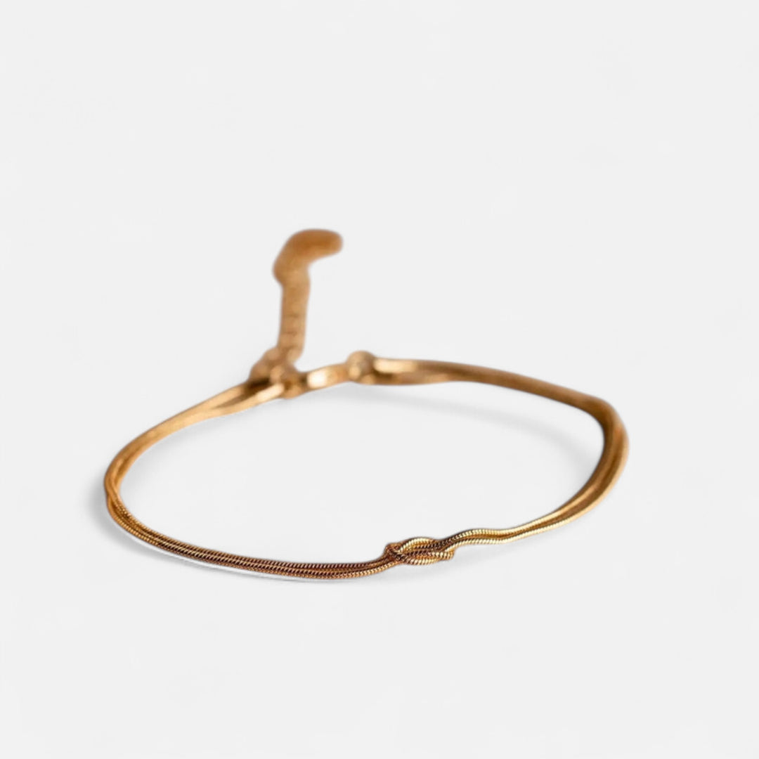Celzoir | Bracelet Nœud Torsadé Or 18k