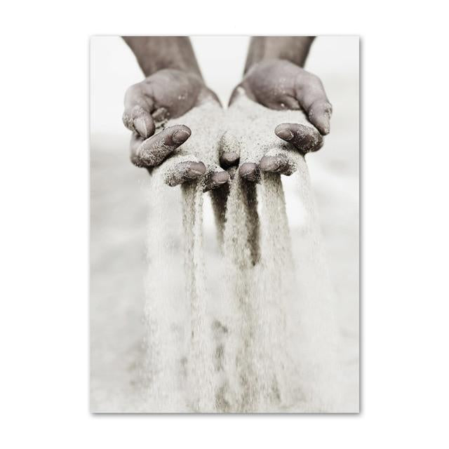 Imprimés Muraux DuneSeren en Toile Imperméable – Décoration Apaisante avec Paysages de Dunes pour Intérieur Serein 4