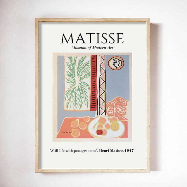 Imprimés Muraux Élégants Inspirés de Matisse – Collection JapansÉclat en Toile Imperméable pour Décoration Intérieure Moderne 11