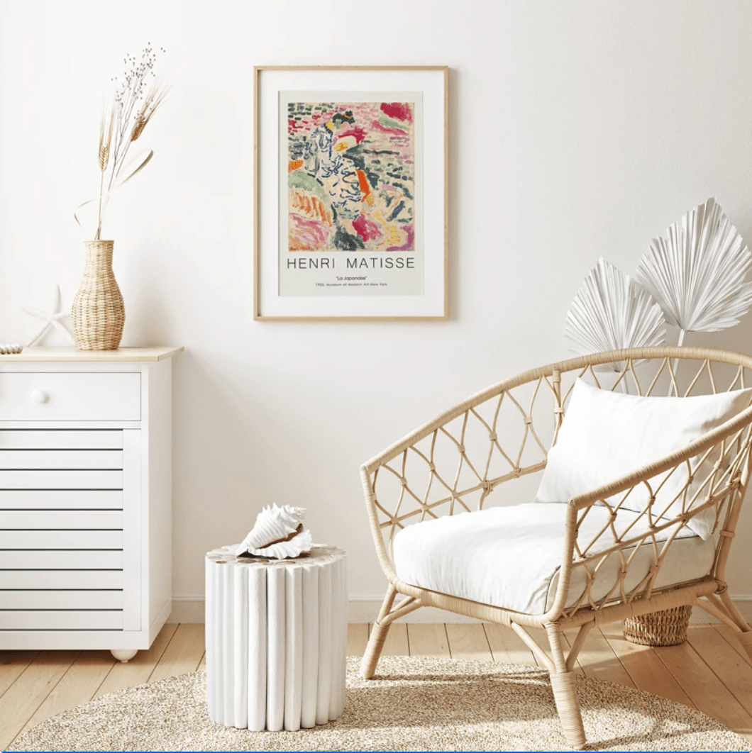 Imprimés Muraux Élégants Inspirés de Matisse – Collection JapansÉclat en Toile Imperméable pour Décoration Intérieure Moderne 2