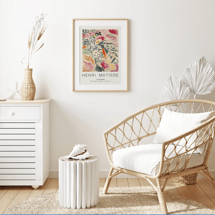 Imprimés Muraux Élégants Inspirés de Matisse – Collection JapansÉclat en Toile Imperméable pour Décoration Intérieure Moderne 2