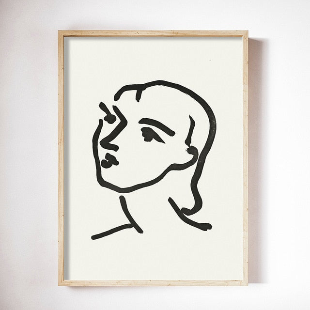 Imprimés Muraux Élégants Inspirés de Matisse – Collection JapansÉclat en Toile Imperméable pour Décoration Intérieure Moderne 5