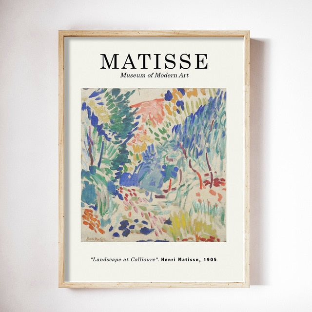 Imprimés Muraux Élégants Inspirés de Matisse – Collection JapansÉclat en Toile Imperméable pour Décoration Intérieure Moderne 9