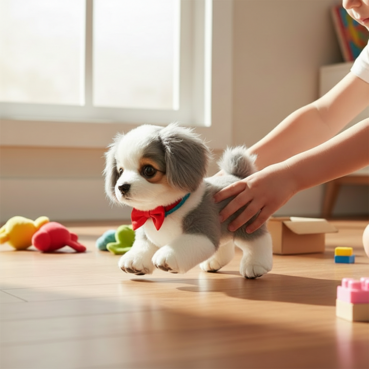 Interactive Plush Dog Toy Realistic Moving Sound Toy