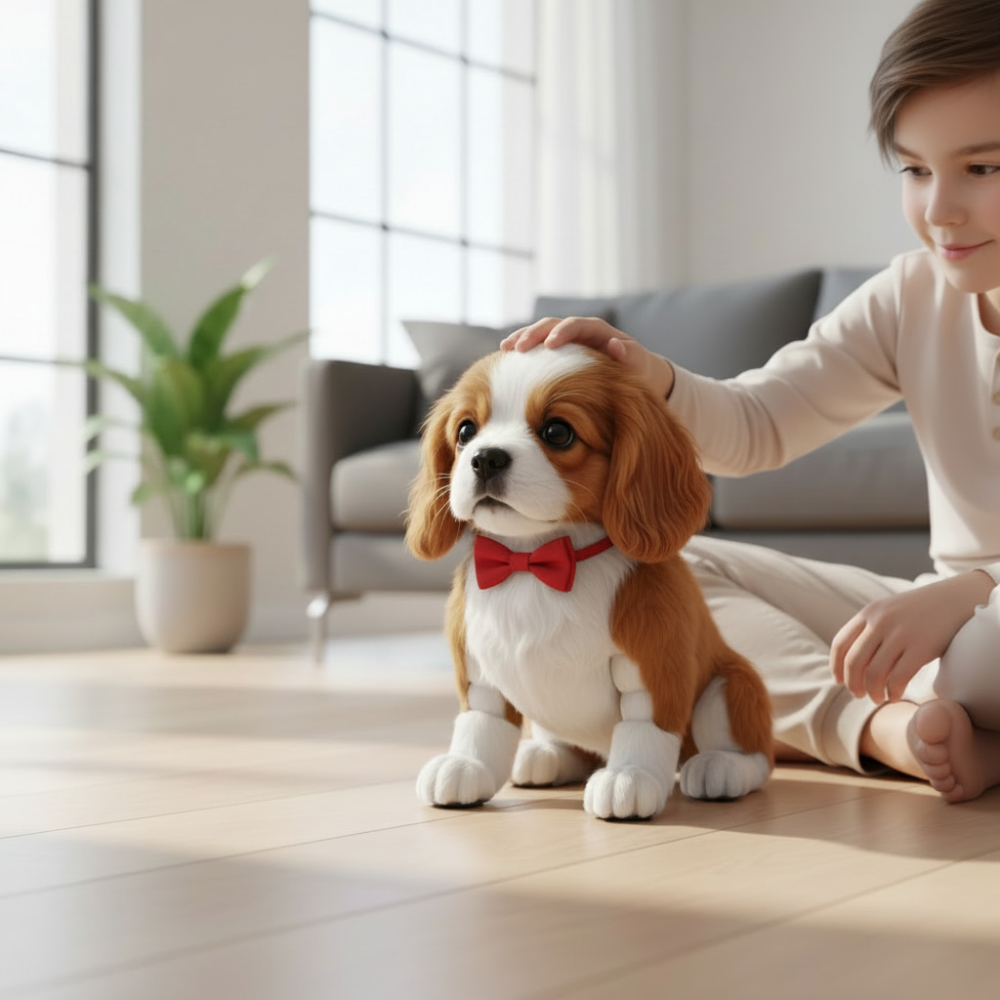 Interactive Plush Dog Toy Realistic Moving Sound Toy