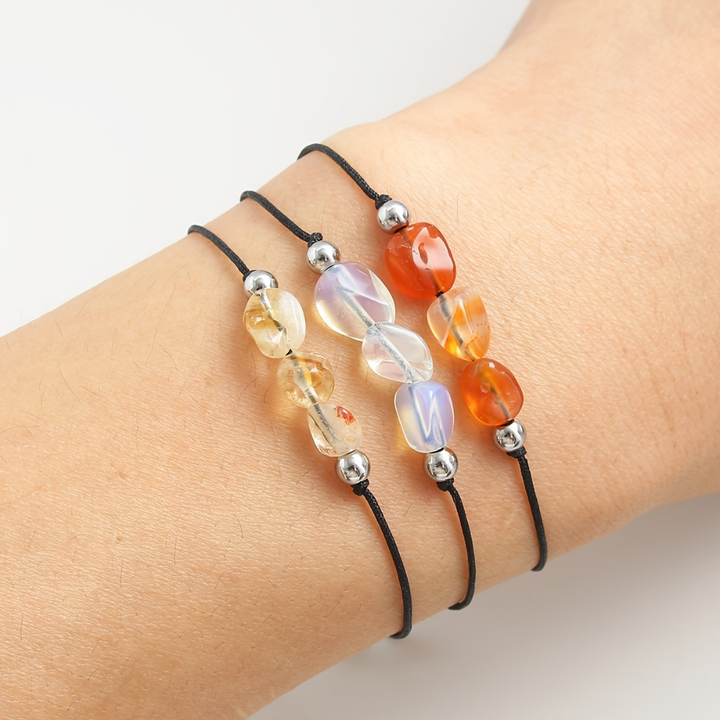 Jewelry Set Mother's Day Birthstone Crystal Necklace with Gift Card