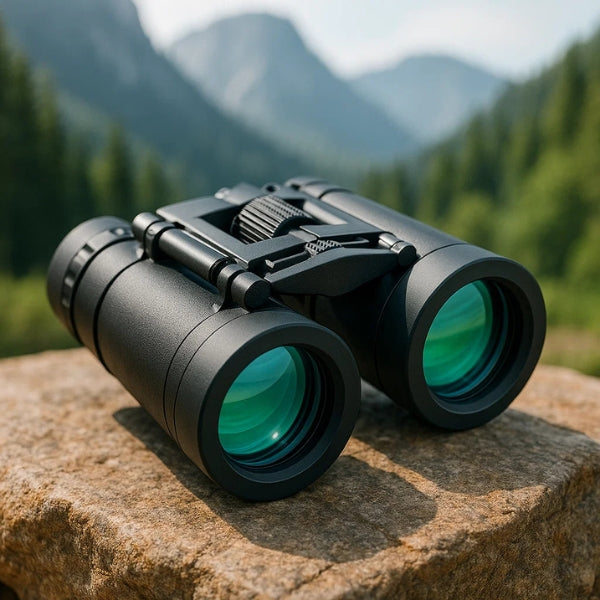 Jumelles Compactes Puissantes 40x avec Champ de Vision Large – Idéales pour Randonnée et Observation des Oiseaux 0