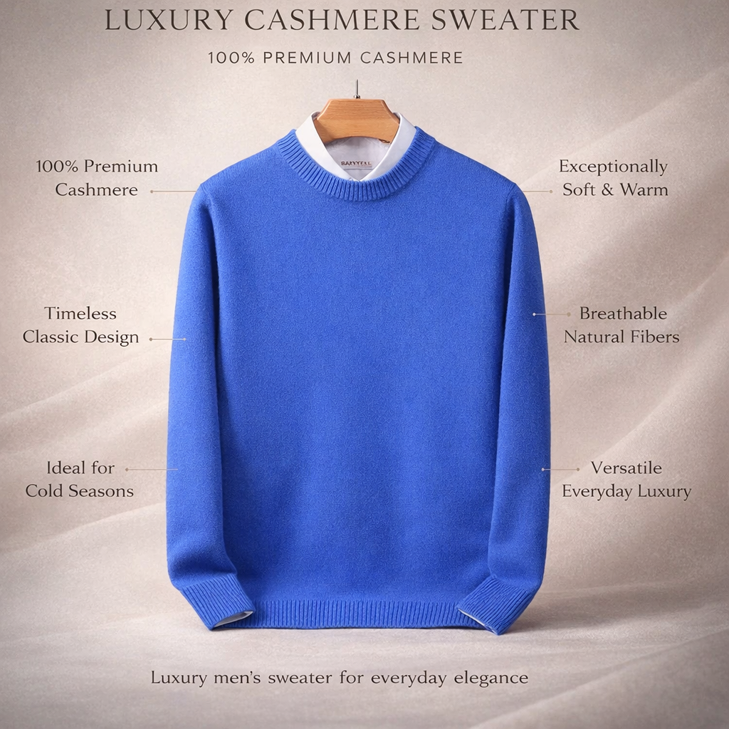 Maglione da uomo in cachemire Calore lussuoso Stile senza tempo