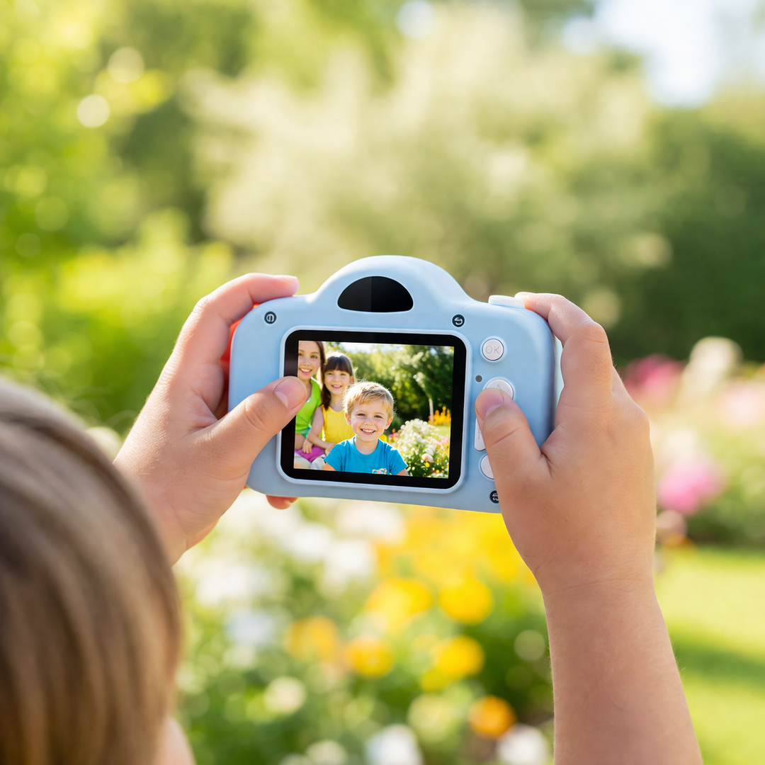 Macchina Fotografica Bambini Digitale Doppia Lente Selfie