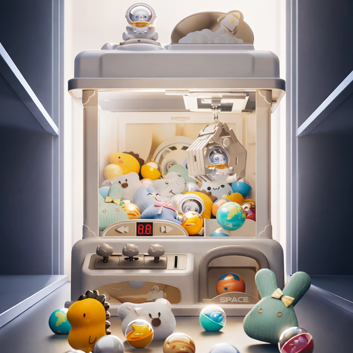 Kids Claw Machine Toy Arcade Game Plush Prizes