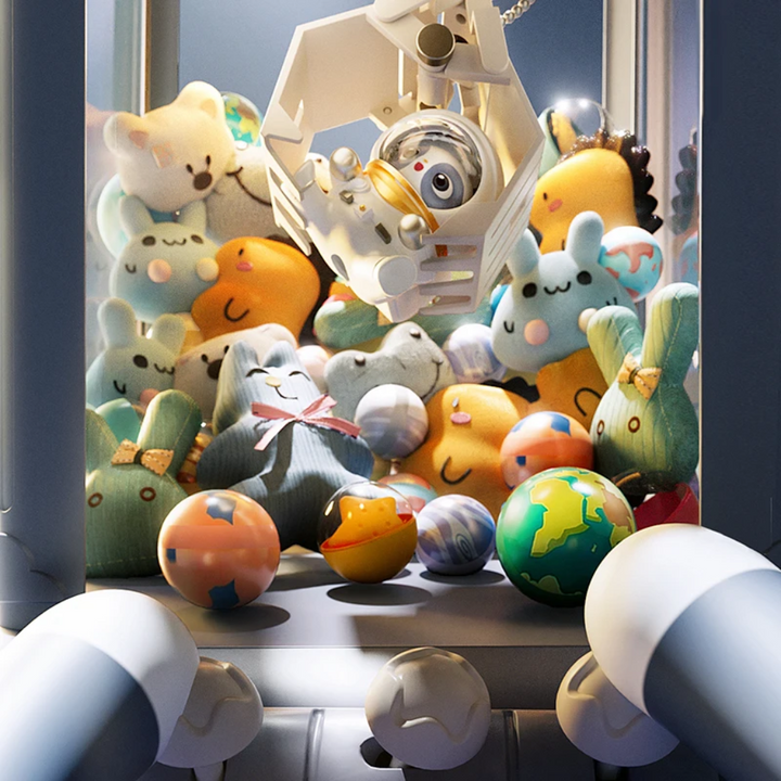Kids Claw Machine Toy Arcade Game Plush Prizes