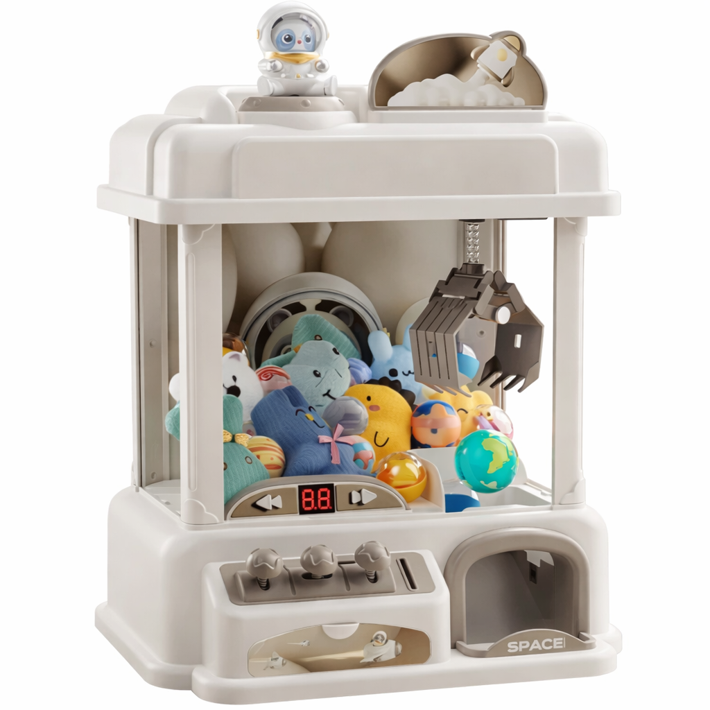 Kids Claw Machine Toy Arcade Game Plush Prizes