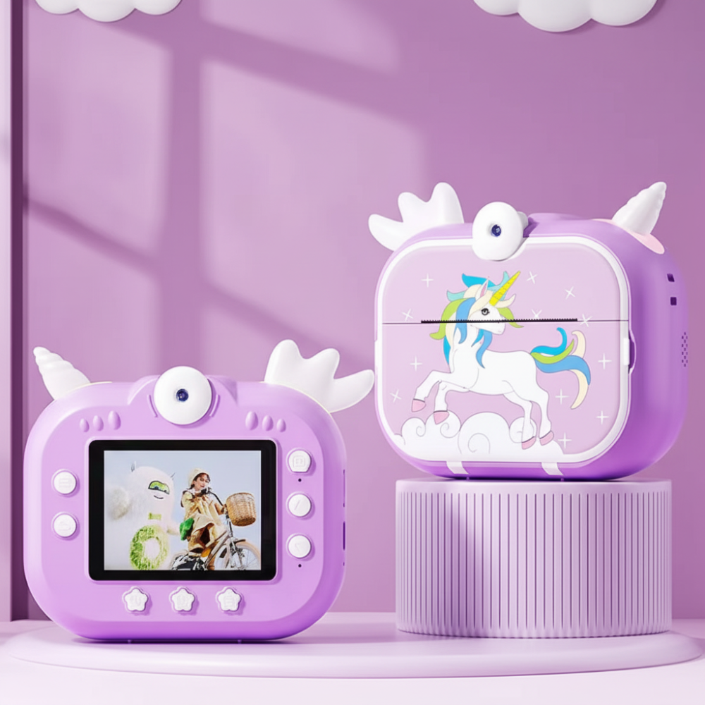 Dětský Fotoaparát Instantní Tisk Digitální Kamera Termální Print